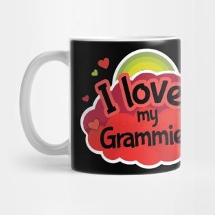 I love my grammie, grandma gift Mug